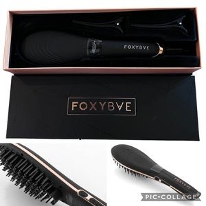 FoxyBae Hair Straightening Ceramic Tourmaline Brush